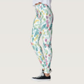 Funky Happy Summer Punkts Pattern Leggings (Links)