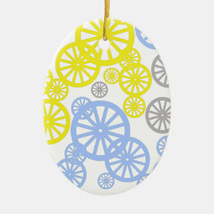 Funky Happy Wheel Kreis Muster Produkt Keramik Ornament