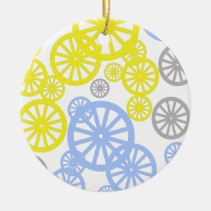 Funky Happy Wheel Kreis Muster Produkt Keramik Ornament
