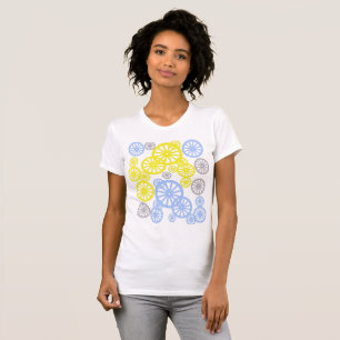Funky Happy Wheel Kreis Muster Produkt T-Shirt