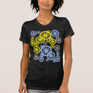 Funky Happy Wheel Kreis Muster Produkt T-Shirt