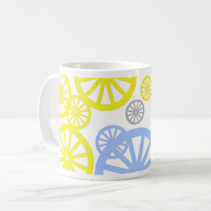 Funky Happy Wheel Muster Kaffeetasse