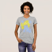 Funky Happy Wheel Muster T-Shirt (Vorne ganz)