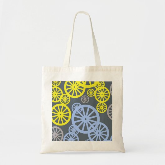 Funky Happy Wheel Muster Tragetasche (Vorne)