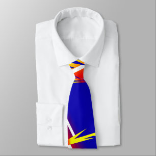 Funky Helle Abstrakte Kunst Donner Krawatte