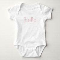 funky hello blush pink Foil modern minimalistisch