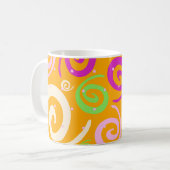 Funky Hintergrund, Tasse (Vorderseite Links)