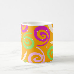 Funky Hintergrund, Tasse