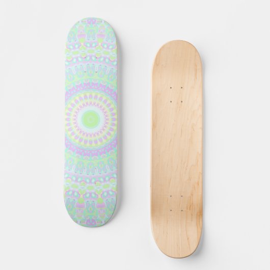 Funky Hippie Mandala Skateboard (Vorderseite)