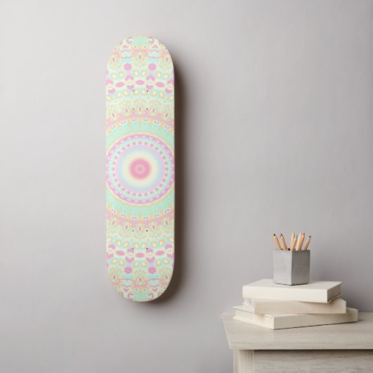 Funky Hippie Mandala Skateboard (Wandkunst)