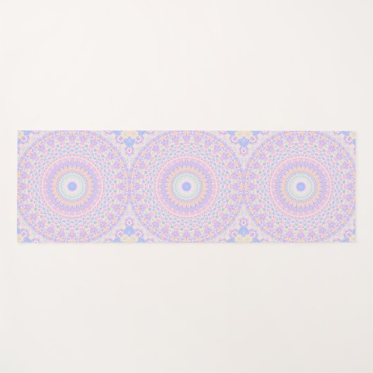Funky Hippie Mandala Yogamatte (Vorderseite (Horizontal))