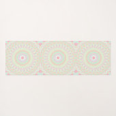 Funky Hippie Mandala Yogamatte (Rückseite (Horizontal))