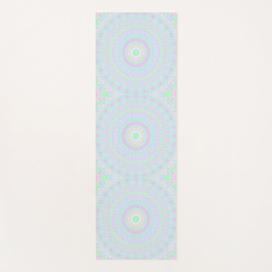 Funky Hippie Mandala Yogamatte (Vorderseite)