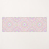 Funky Hippie Mandala Yogamatte (Vorderseite (Horizontal))
