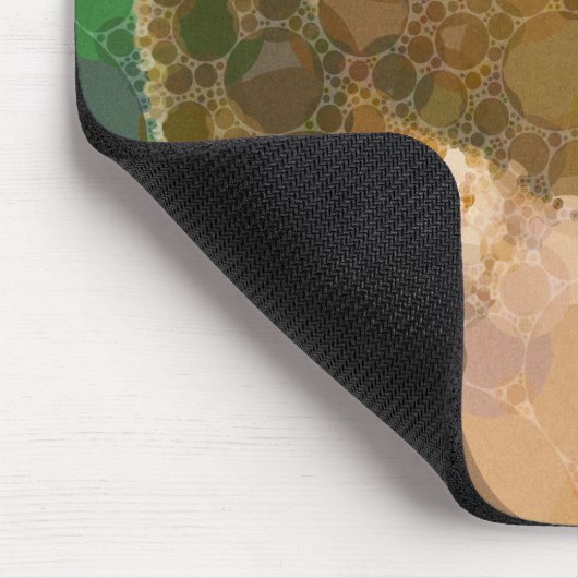 Funky Horcles Bubbles Moderne Kunst Mousepad (Ecke)