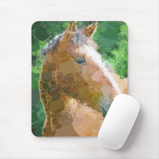 Funky Horcles Bubbles Moderne Kunst Mousepad (Mit Mouse)