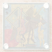 Funky Hot Jazz Glasuntersetzer (Rückseite)