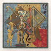 Funky Hot Jazz Glasuntersetzer (Vorderseite)