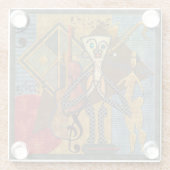 Funky Hot Jazz Glasuntersetzer (Rückseite)