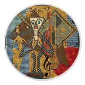 Funky Hot Jazz Keramikknauf (Vorderseite)