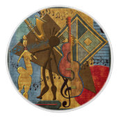 Funky Hot Jazz Keramikknauf (Vorderseite)