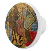 Funky Hot Jazz Keramikknauf (Rechts)