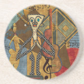 Funky Hot Jazz Sandstone Getränkeuntersetzer (Vorne)