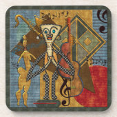 Funky Hot Jazz Set von 6 Getränkeuntersetzer (Vorderseite)