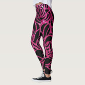 Funky Hot Pink Zebra Print Leggings (Links)