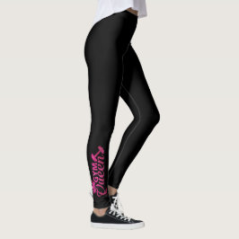 Funky Hot Roink Imitate Glitzer Gymnastik Queen Te Leggings