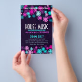 Funky House Music Club Party Flyer (Handgriff)