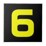 Funky House Numbers Fliese<br><div class="desc">Funky House Nummern</div>