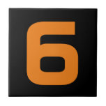 Funky House Numbers Tile Fliese<br><div class="desc">Funky House Nummern</div>