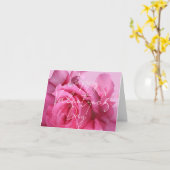 Funky hübsch rosa roses Happy Valentine Liebe Art Karte (Gelbe Blume)