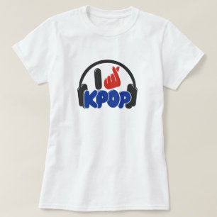 Funky I LIEBE KPOP LOGO Basic T - Shirt
