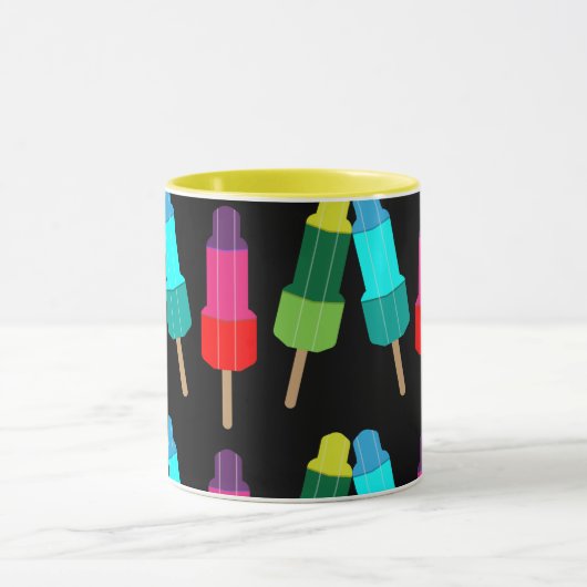 Funky Ice-Cream-Muster | Eiscreme Tasse (Zentrum)
