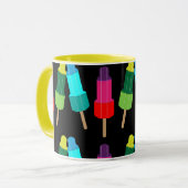 Funky Ice-Cream-Muster | Eiscreme Tasse (Vorderseite Links)