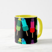 Funky Ice-Cream-Muster | Eiscreme Tasse (VorderseiteRechts)