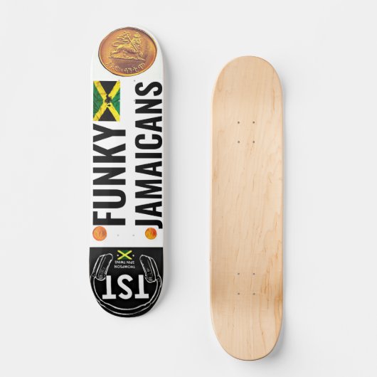 FUNKY JAMAICANS 7 3/4" Skateboard Deck (Vorderseite)