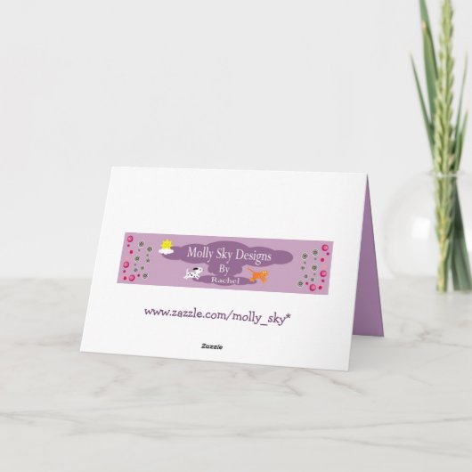 Funky Jellyfish DJ Birthday Greeting Card Karte (Rückseite)