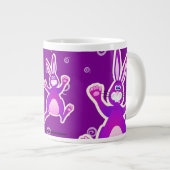 Funky Kaninchen, Jumbo-Tasse (Vorderseite Rechts)