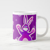 Funky Kaninchen, Jumbo-Tasse (Rechts)