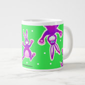 Funky Kaninchen, Jumbo-Tasse (Vorderseite Rechts)