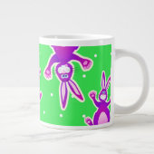 Funky Kaninchen, Jumbo-Tasse (Rechts)
