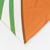 Funky Karotte Fleecedecke (Ecke)