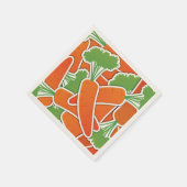 Funky Karotten! Serviette (Ecke)