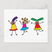 Funky Kids Postkarte (Vorderseite)