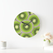 Funky Kiwi Frucht Große Wanduhr (Zuhause)
