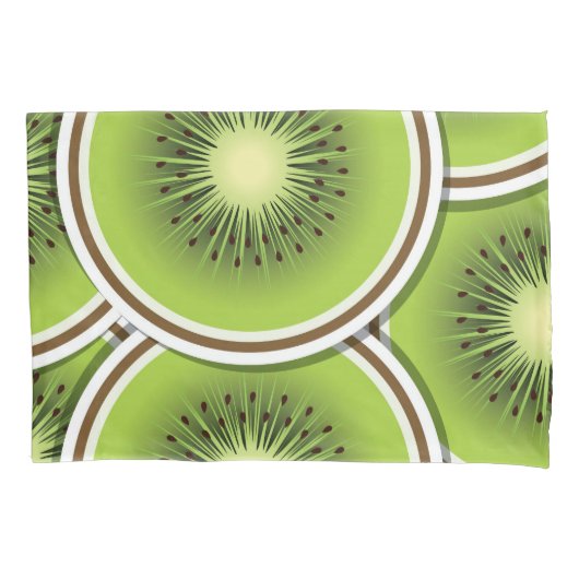 Funky Kiwi Frucht Kissenbezug (Vorderseite)