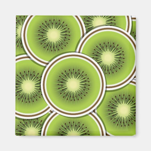 Funky Kiwi Frucht Magnet (Vorne)